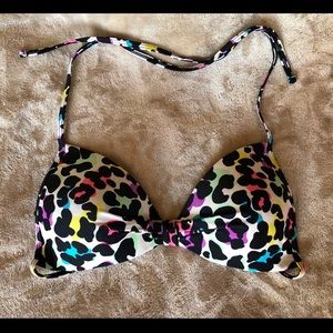 NWOT‼️ Debs Rainbow Cheetah Print Bikini Top